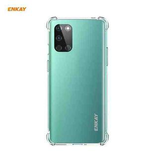For OnePlus 8T Hat-Prince ENKAY Clear TPU Shockproof Case Soft Anti-slip Cover