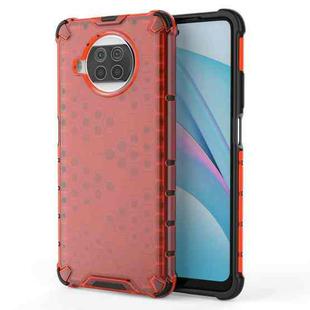For Xiaomi Mi 10T Lite  Shockproof Honeycomb PC + TPU Case(Red)