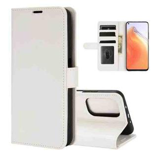 For Xiaomi Mi 10T / 10T Pro R64 Texture Single Horizontal Flip Protective Case with Holder & Card Slots & Wallet& Photo Frame(White)