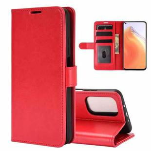 For Xiaomi Mi 10T / 10T Pro R64 Texture Single Horizontal Flip Protective Case with Holder & Card Slots & Wallet& Photo Frame(Red)