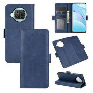 For Xiaomi Mi 10T Lite Dual-side Magnetic Buckle Horizontal Flip Leather Case with Holder & Card Slots & Wallet(Dark Blue)