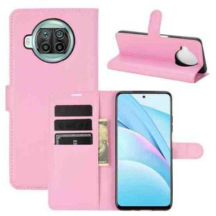 For Xiaomi Mi 10T Lite Litchi Texture Horizontal Flip Protective Case with Holder & Card Slots & Wallet(Pink)
