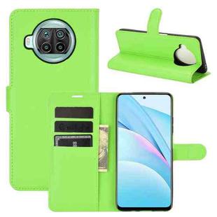 For Xiaomi Mi 10T Lite Litchi Texture Horizontal Flip Protective Case with Holder & Card Slots & Wallet(Green)