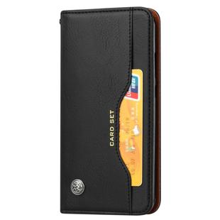 Knead Skin Texture Horizontal Flip Leather Case for Huawei Nova 3e / P20 Lite, with Photo Frame & Holder & Card Slots & Wallet(Black)