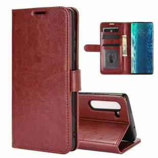 For Motorola Edge R64 Texture Single Horizontal Flip Protective Case with Holder & Card Slots & Wallet& Photo Frame(Brown)