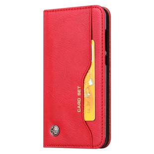 Knead Skin Texture Horizontal Flip Leather Case for Huawei Honor 9 Lite / Honor 9i, with Photo Frame & Holder & Card Slots & Wallet(Red)