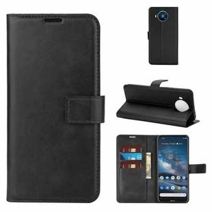 For Nokia 8.3 5G Retro Calf Pattern Buckle Horizontal Flip Leather Case with Holder & Card Slots & Wallet(Black)