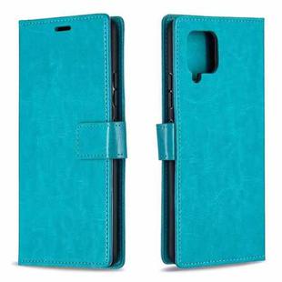 For Huawei Y5p Crazy Horse Texture Horizontal Flip Leather Case with Holder & Card Slots & Wallet & Photo Frame(Blue)