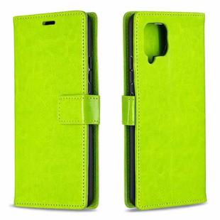 For Huawei Y5p Crazy Horse Texture Horizontal Flip Leather Case with Holder & Card Slots & Wallet & Photo Frame(Green)