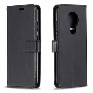 For Nokia 5.3 Crazy Horse Texture Horizontal Flip Leather Case with Holder & Card Slots & Wallet & Photo Frame(Black)
