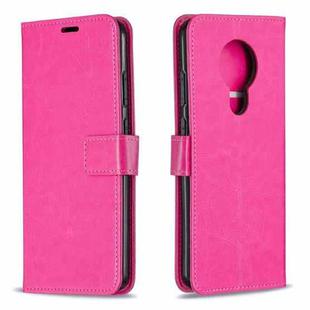 For Nokia 5.3 Crazy Horse Texture Horizontal Flip Leather Case with Holder & Card Slots & Wallet & Photo Frame(Rose)