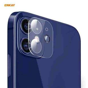 For iPhone 12 mini ENKAY Hat-Prince 9H Rear Camera Lens Tempered Glass Film Full Coverage Protector