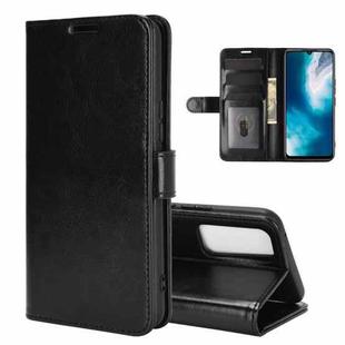 For vivo V20 SE R64 Texture Single Horizontal Flip Protective Case with Holder & Card Slots & Wallet& Photo Frame(Black)