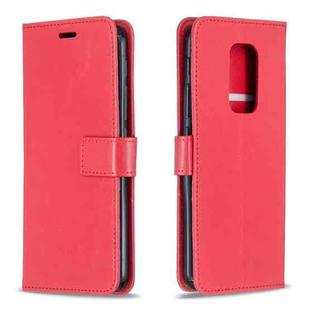 For Motorola MOTO G9 Play Crazy Horse Texture Horizontal Flip Leather Case with Holder & Card Slots & Wallet & Photo Frame(Red)