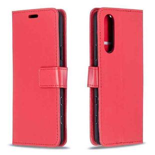 For Sony Xperia 5 II Crazy Horse Texture Horizontal Flip Leather Case with Holder & Card Slots & Wallet & Photo Frame(Red)