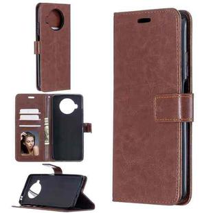 For Xiaomi Mi 10T Lite Crazy Horse Texture Horizontal Flip Leather Case with Holder & Card Slots & Wallet & Photo Frame(Brown)