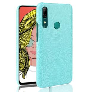 Shockproof Crocodile Texture PC + PU Case For Huawei P Smart Z(Light green)