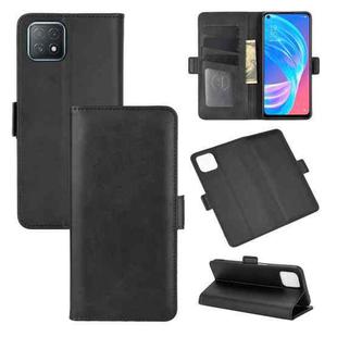 For OPPO A72 / A73 5G Dual-side Magnetic Buckle Horizontal Flip Leather Case with Holder & Card Slots & Wallet(Black)