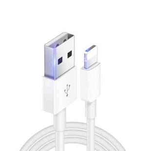 XJ-017 3A USB Male to 8 Pin Male Fast Charging Data Cable,  Length: 1m