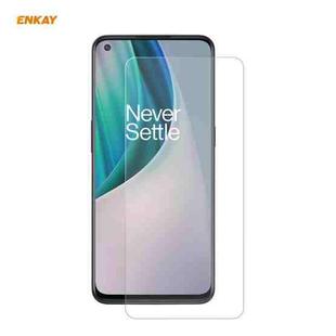 For OnePlus Nord N10 5G ENKAY Hat-Prince 0.26mm 9H 2.5D Curved Edge Tempered Glass Film