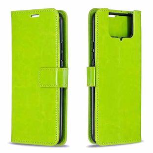 For Asus Zenfone 7 ZS670KS Crazy Horse Texture Horizontal Flip Leather Case with Holder & Card Slots & Wallet & Photo Frame(Green)