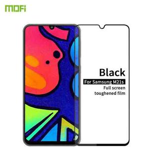 For Samsung Galaxy M21S MOFI 9H 2.5D Full Screen Tempered Glass Film(Black)