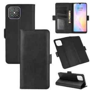 For Huawei nova 8 SE Dual-side Magnetic Buckle Horizontal Flip Leather Case with Holder & Card Slots & Wallet(Black)