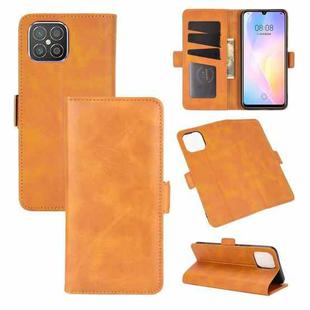 For Huawei nova 8 SE Dual-side Magnetic Buckle Horizontal Flip Leather Case with Holder & Card Slots & Wallet(Yellow)