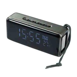 T&G TG174 TWS Mmirror Bluetooth Speaker, Support Alarm Clock / Time & Temperature Display / Micro SD Card / FM / MP3(Gray)