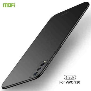 For vivo Y30 MOFI Frosted PC Ultra-thin Hard Case (Black)