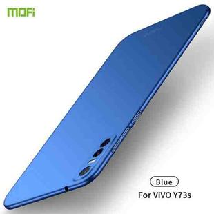 For vivo Y73s MOFI Frosted PC Ultra-thin Hard Case (Blue)