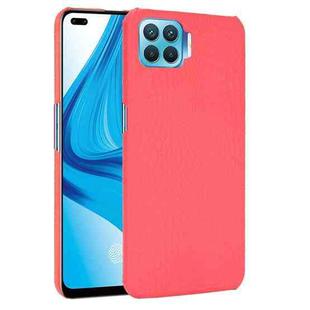 For OPPO F17 Pro / A93 / Reno4 Lite / Reno4 F Shockproof Crocodile Texture PC + PU Case(Red)