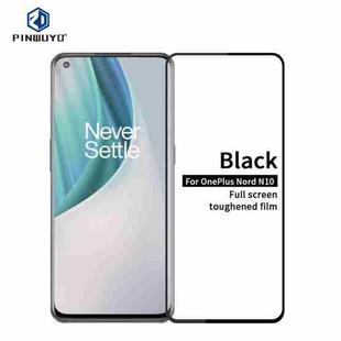 For OnePlus Nord N10 PINWUYO 9H 2.5D Full Screen Tempered Glass Film(Black)