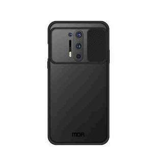 For OnePlus 8 Pro MOFI Xing Dun Series Translucent Frosted PC + TPU Privacy Anti-glare Shockproof All-inclusive Protective Case(Black)