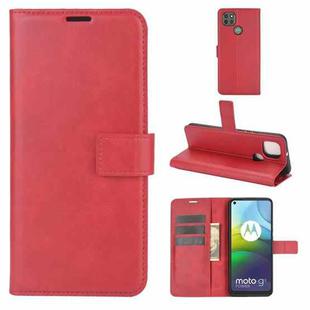 Retro Calf Pattern Buckle Horizontal Flip Leather Case with Holder & Card Slots & Wallet For Motorola Moto G9 Power(Red)