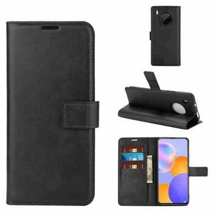 For Huawei Y9A / Enjoy 20 Plus Retro Calf Pattern Buckle Horizontal Flip Leather Case with Holder & Card Slots & Wallet(Black)