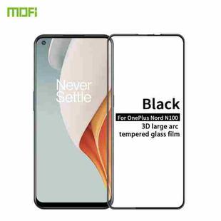 For OnePlus Nord N100 MOFI 9H 3D Explosion-proof Curved Screen Tempered Glass Film