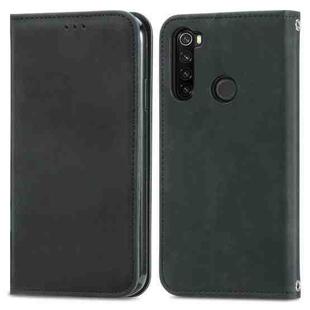For Xiaomi Redmi Note 8 Retro Skin Feel Business Magnetic Horizontal Flip Leather Case With Holder & Card Slots & Wallet & Photo Frame(Black)