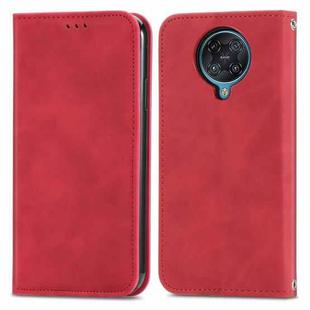 For Xiaomi Redmi K30 Pro / K30 Ultra Retro Skin Feel Business Magnetic Horizontal Flip Leather Case With Holder & Card Slots & Wallet & Photo Frame(Red)