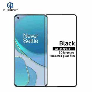 For OnePlus 8T PINWUYO 9H 3D Curved Full Screen Explosion-proof Tempered Glass Film(Black)
