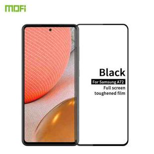 For Samsung Galaxy A72 5G / 4G MOFI 9H 2.5D Full Screen Tempered Glass Film(Black)