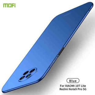 For Xiaomi Mi 10T Lite/NOTE9 PRO 5G MOFI Frosted PC Ultra-thin Hard C(Blue)