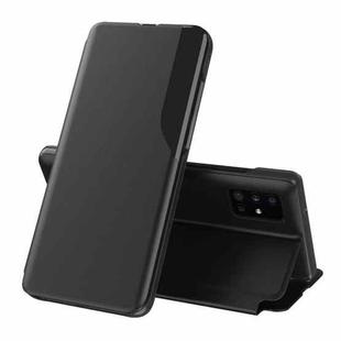 For Samsung Galaxy S21 Ultra 5G Attraction Flip Holder Leather Phone Case(Black)