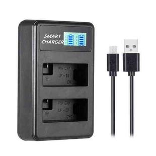 For Canon LP-E8 Smart LCD Display USB Dual-Channel Charger