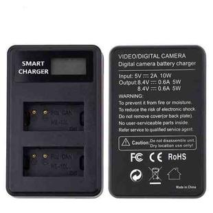 For Canon NB-10L Battery Smart LCD Display USB Dual-Channel Charger