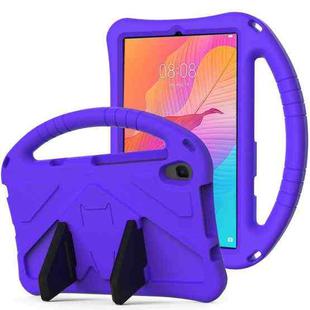 For Huawei MatePad T8 EVA Flat Anti Falling Protective Case Shell with Holder(Purple)