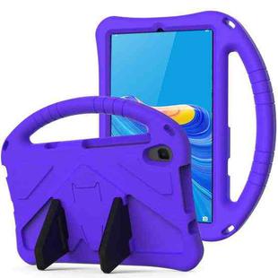 For Huawei MediaPad M6 8.4 EVA Flat Anti Falling Protective Case Shell with Holder(Purple)