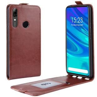 Crazy Horse Vertical Flip Leather Protective Case for Huawei P SMART Z(Brown)