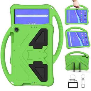 For Lenovo Tab M10 TB-X505F EVA Flat Anti Falling Protective Case Shell with Holder(Green)
