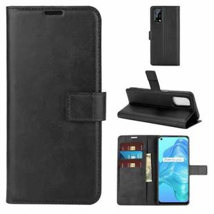 For OPPO Realme V5 / K7X Retro Calf Pattern Buckle Horizontal Flip Leather Case with Holder & Card Slots & Wallet(Black)